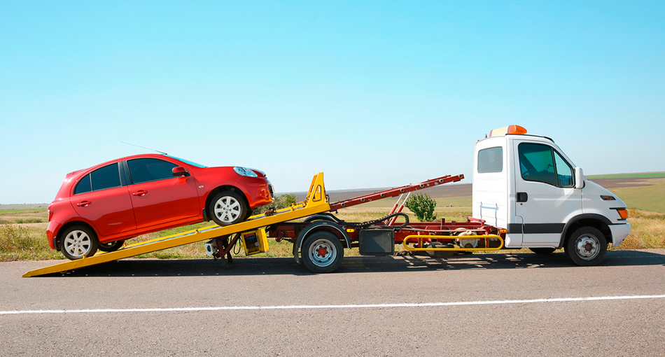 Car Being Towed